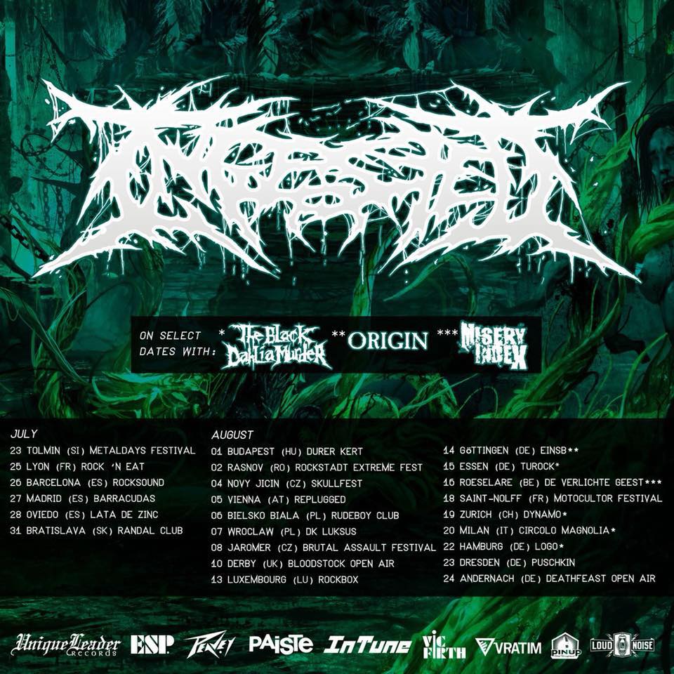 Ingested (UK) + Depths of Kronos + Funeral Whore